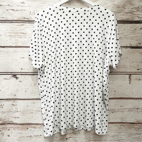 TORRID Polka Dot Super Soft Crew Neck Shirt Sz 3 - Picture 6 of 8